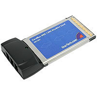 Startech.com 3 Port IEEE-1394 FireWire CardBus Adapter with Digital Video Editing Kit (CB1394)